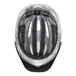 Kask rowerowy Uvex True czarno-srebrny