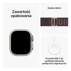 Smartwatch Apple Watch Ultra 2 GPS + сотовый титановый чехол 49 мм браслет Alpine Indigo S