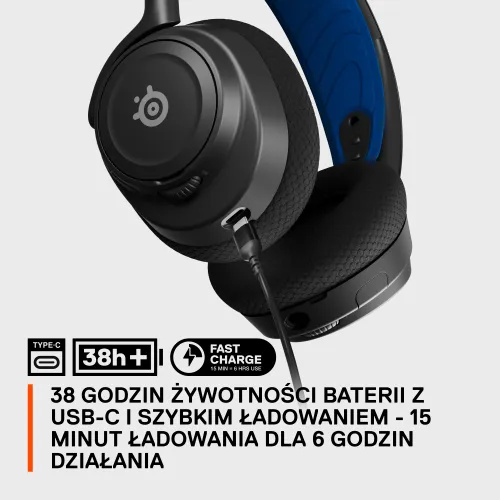 Słuchawki bezprzewodowe z mikrofonem SteelSeries Arctis Nova 7P Wireless Nauszne Biały