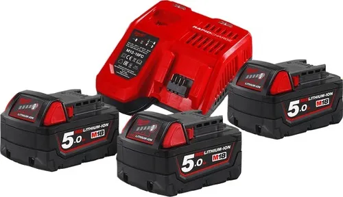 Milwaukee NRG M18 NRG-503 Şarj Cihazlı 5AH Batarya