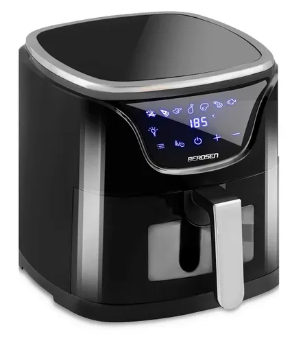 Frytkownica beztłuszczowa Air Fryer BERDSEN BD-652 5l Czarno-srebrny