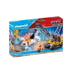 PLAYMOBIL 70442 Yapı parçasına sahip halatlı ekskavatör