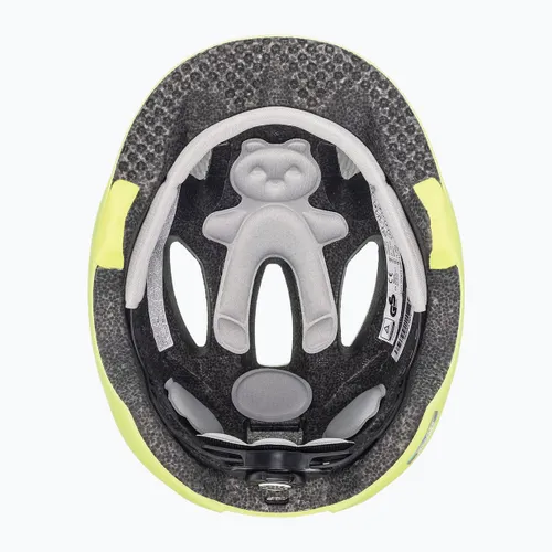 Kask rowerowy dziecięcy UVEX Oyo Jr neon yellow/moss green matt