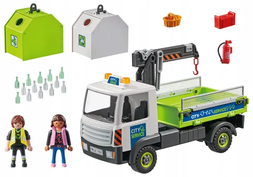 Playmobil 71431 Грузовик Со Стеклянными Контейнерами