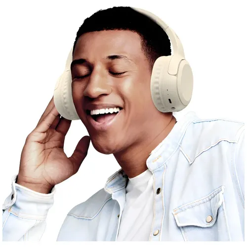 Słuchawki bezprzewodowe USAMS YG23 Yun Series Nauszne Bluetooth 5.3 Beżowy