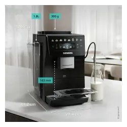 Ekspres Siemens EQ600 iAroma TP607ET8 Szerokość 36cm