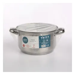Garnek ze stali nierdzewnej z pokrywką FABIO 2,6 l