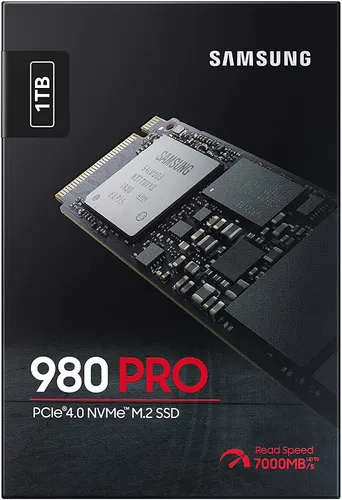 1 ТБ Внутренний SSD диск Samsung 980 PRO M.2 PCI-E 4.0 (MZ-V8P1T0BW)