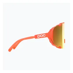 Okulary przeciwsłoneczne POC Devour fl.orange translucent/clarity road/partly sunny gold