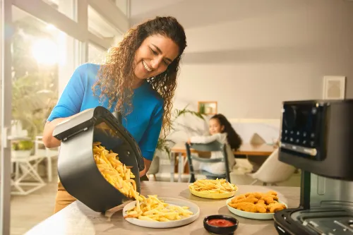 Air Fryer Frytkownica beztłuszczowa BRAUN MultiFry 5 HF5073 6l z okienkiem do obserwacji postępów gotowania