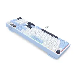 Klawiatura membranowa Redragon Aria K527WBL-PRO Biało-Niebieski