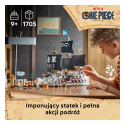 LEGO ONE PIECE 75646 Okręt Garpa, zestaw klocków 9+