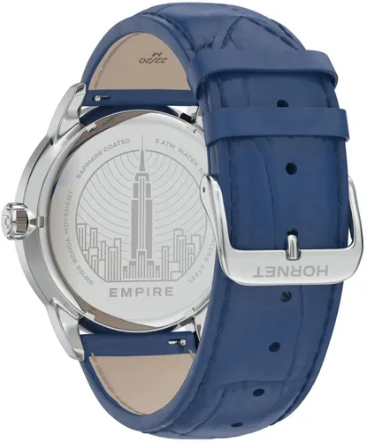 Zegarek HORNET Modern NFC 43mm Biało-niebieski