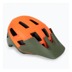 Kask rowerowy Lazer Coyote KinetiCore matte orange/green