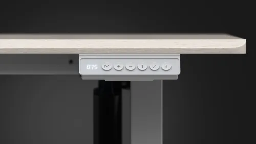 Biurko Endorfy Atlas S Electric Light Wood 114cm Regulacja wysokości Jasne drewno