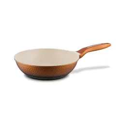 Patelnia WOK na indukcję Starke Pro Texture Copper 28 x 8 cm