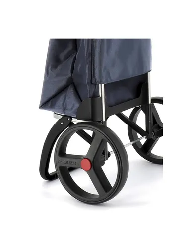 Coș De Cumpărături 2 Large Wheels Folding Rolser I-Max Tweed-Blue