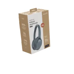 Słuchawki bezprzewodowe Hune Fauna ANC Nauszne Bluetooth 5.3 Szary