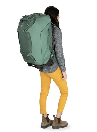 Сумка на колесиках рюкзак Osprey Sojourn 60-koseret green