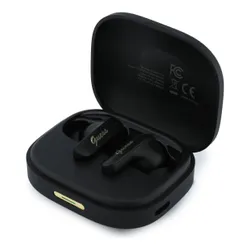 Słuchawki dokanałowe GUESS Script Metal Logo Czarny z tłumaczem