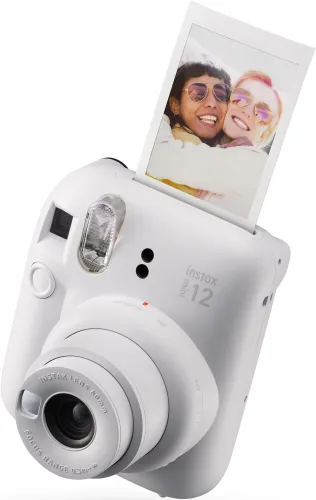 Aparat FUJIFILM Instax Mini 12 Biały Pokrowiec + Album + Ramki + Sznurek + Klamerki