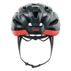 Kask rowerowy Abus StormChaser szaro-pomarańczowy