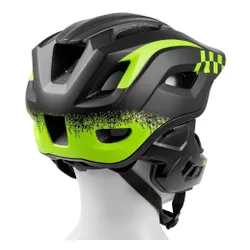 Kask rowerowy VAYOX Enduro VA0421BM Czarny Full Face z odpinaną szczęką (rozmiar M)