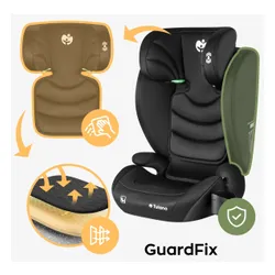 Fotelik samochodowy TULANO Joy 20 I-Size 100-150 cm (15-36 kg) Czarny