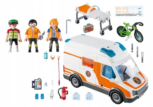 Playmobil ışık ve sesle ambulans (70049)