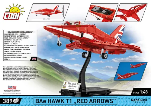 Конструктор COBI Armed Forces BAe Hawk T1 Red Arrows 389 шт.