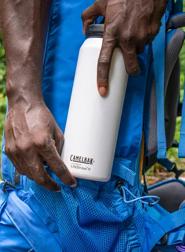 Bidon termiczny Camelbak Eddy+ 1 l z filtrem Lifestraw - white
