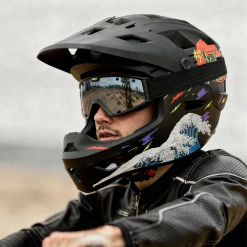 Kask KAMIKAZE Ronin Czarny Full Face (rozmiar M)