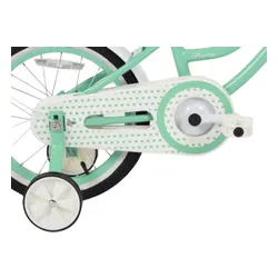 Rower dziecięcy INDIANA Pretty 16 cali dla dziewczynki Miętowy