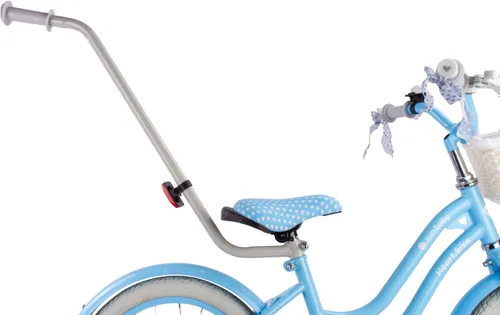 Rower dziecięcy SUN BABY Heart Bike 16 cali dla dziewczynki Błękitny