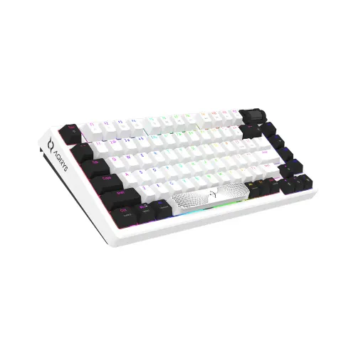 Klawiatura mechaniczna Aqirys Adara Mini HaiMu Linear Pink Czarno-biały