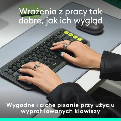 Klawiatura membranowa Logitech POP Icon Keys Grafitowy