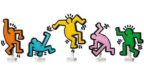 LEGO 31216 Art Keith Haring — tańczące postacie