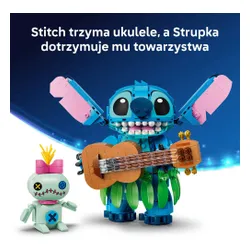 LEGO Disney 43296 Stitch i Strupka, zestaw klocków 9+