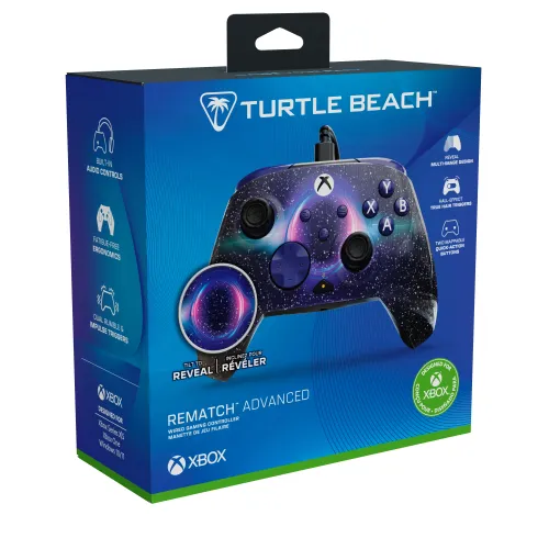 Pad Turtle Beach Rematch Advanced Dark Cosmos do Xbox Przewodowy Czarny