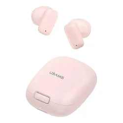 Słuchawki bezprzewodowe USAMS ID25 Series TWS Douszne Bluetooth 5.3 Różowy