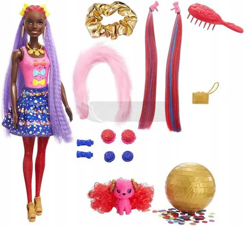 Lalka Barbie Color Reveal Imprezowe Stylizacje niespodzianka HBG40