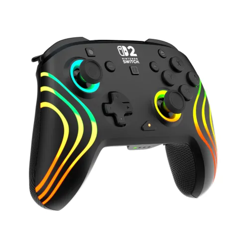 Pad Turtle Beach Afterglow Wave Wireless RGB Controller do Nintendo Switch 2 Bezprzewodowy Czarny