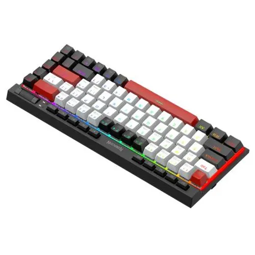 Klawiatura mechaniczna Redragon K635 Magic-wand Mini Red Switch Biało-czarny