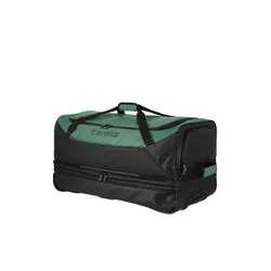 Расширяемая дорожная сумка Travelite Basics 70 cm-black / green