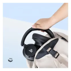 Słuchawki bezprzewodowe Tronsmart Sounfii Q20S Hybrid ANC Nauszne Bluetooth 5.3 Czarny