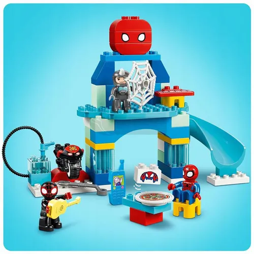 LEGO Duplo 10464 Kryjówka Pajęczej Drużyny, zestaw klocków 2+