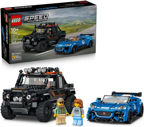 LEGO 77264 Speed Champions Jaguar Project 7 i Land Rover Defender