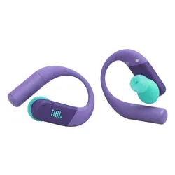 Słuchawki dokanałowe JBL Endurance Peak 4 ANC Wodoodporne Fioletowo-turkusowy