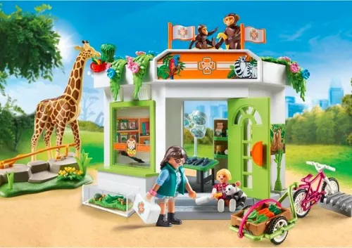 Набор Playmobil Family Fun 709 00 Клиника для животных в зоопарке