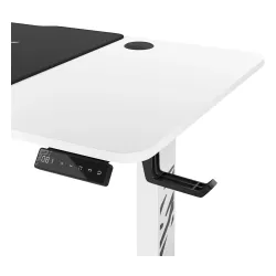 Biurko Diablo Chairs X-Tensio 1600 160cm Regulacja wysokości Biały